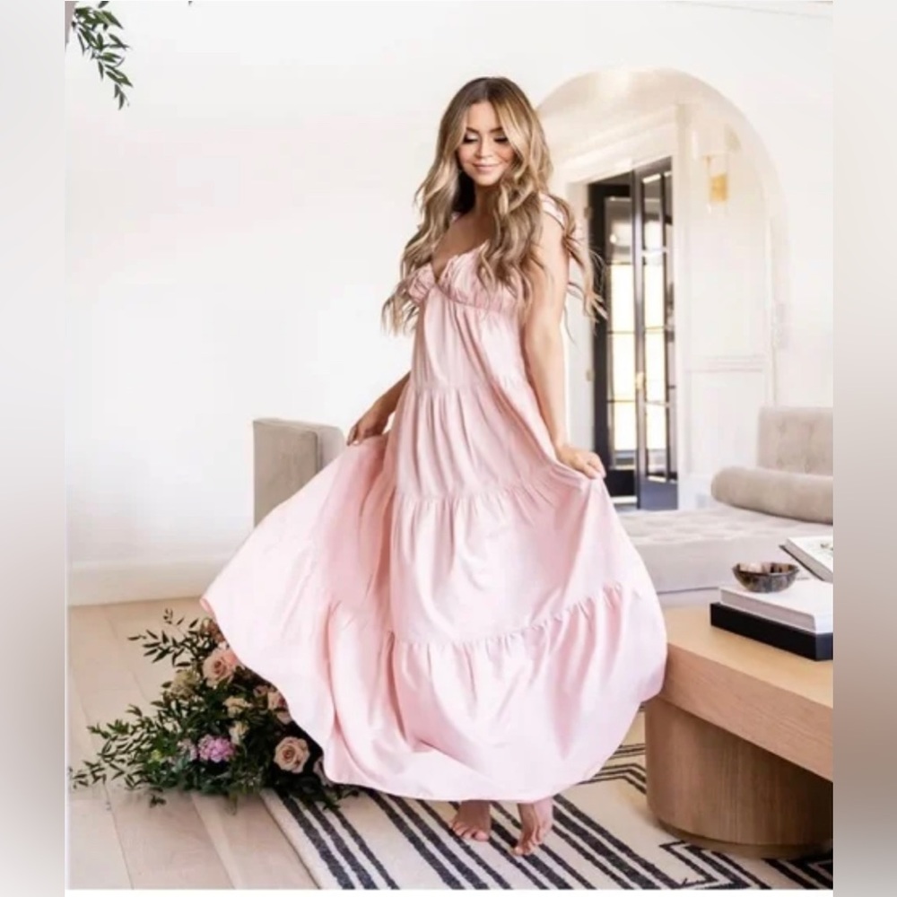 NWT Vici Tru tier maxi dress sz S